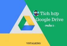 hướng dẫn tích hợp google drive