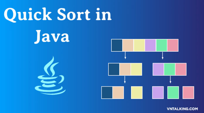 Thuật toán Quick Sort – Java Example thuật toán quicksort