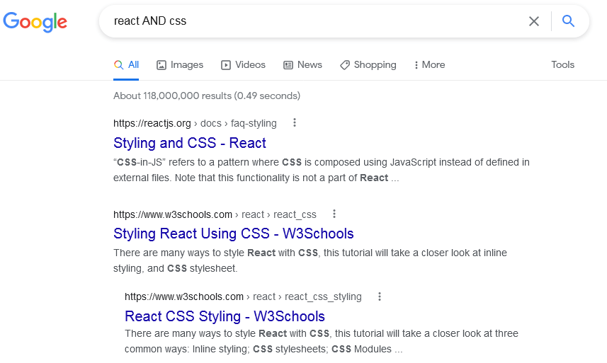 react AND css - Google Search