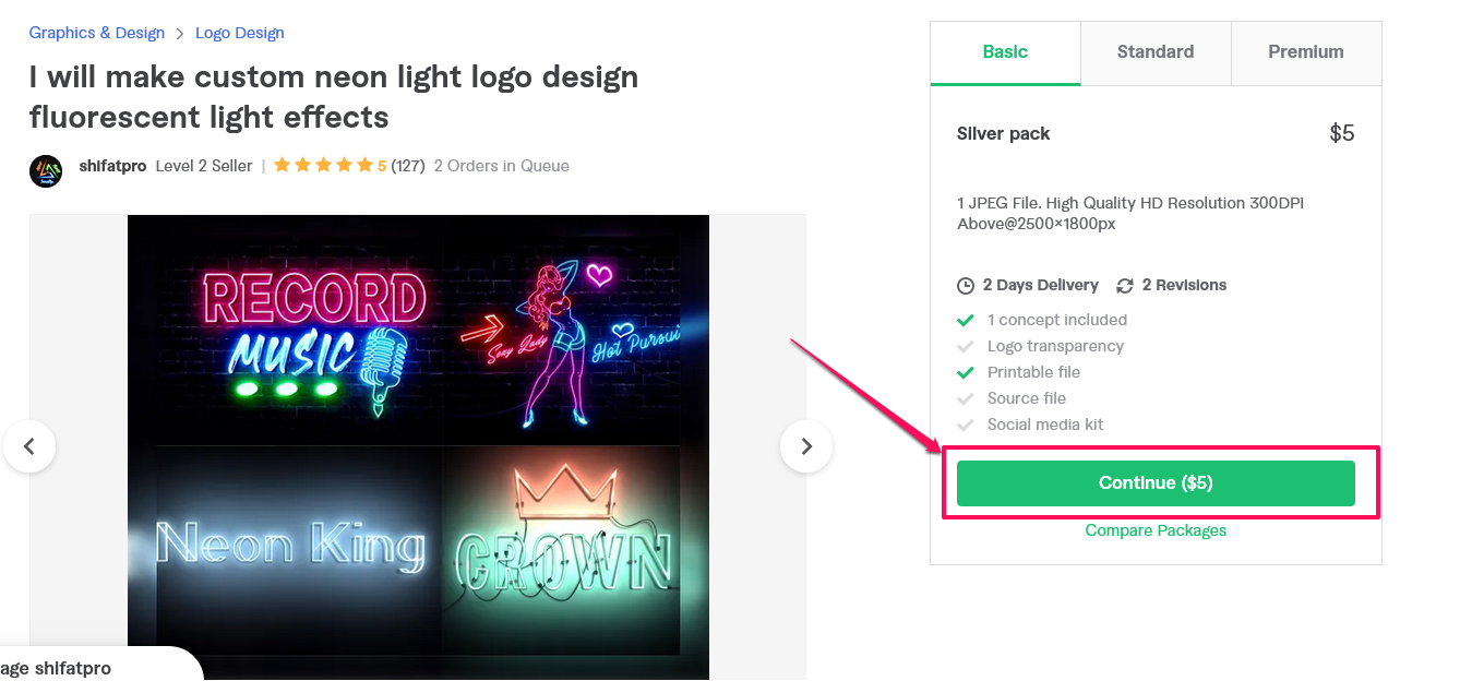 I will make custom neon light logo design fluorescent light effects