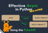 Giới thiệu về lập trình bất đồng bộ (async) trong Python async-python