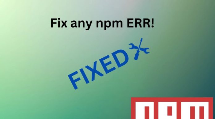 Lỗi “npm install” không thành công: Hướng dẫn xử lý nhanh chóng và hiệu quả fix-any-npm-install-errors-and-issues